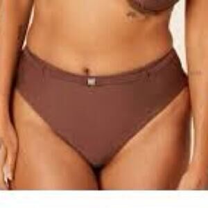 Andie New With Tags Espresso High Waisted Bottom With Belt Medium The Riviera